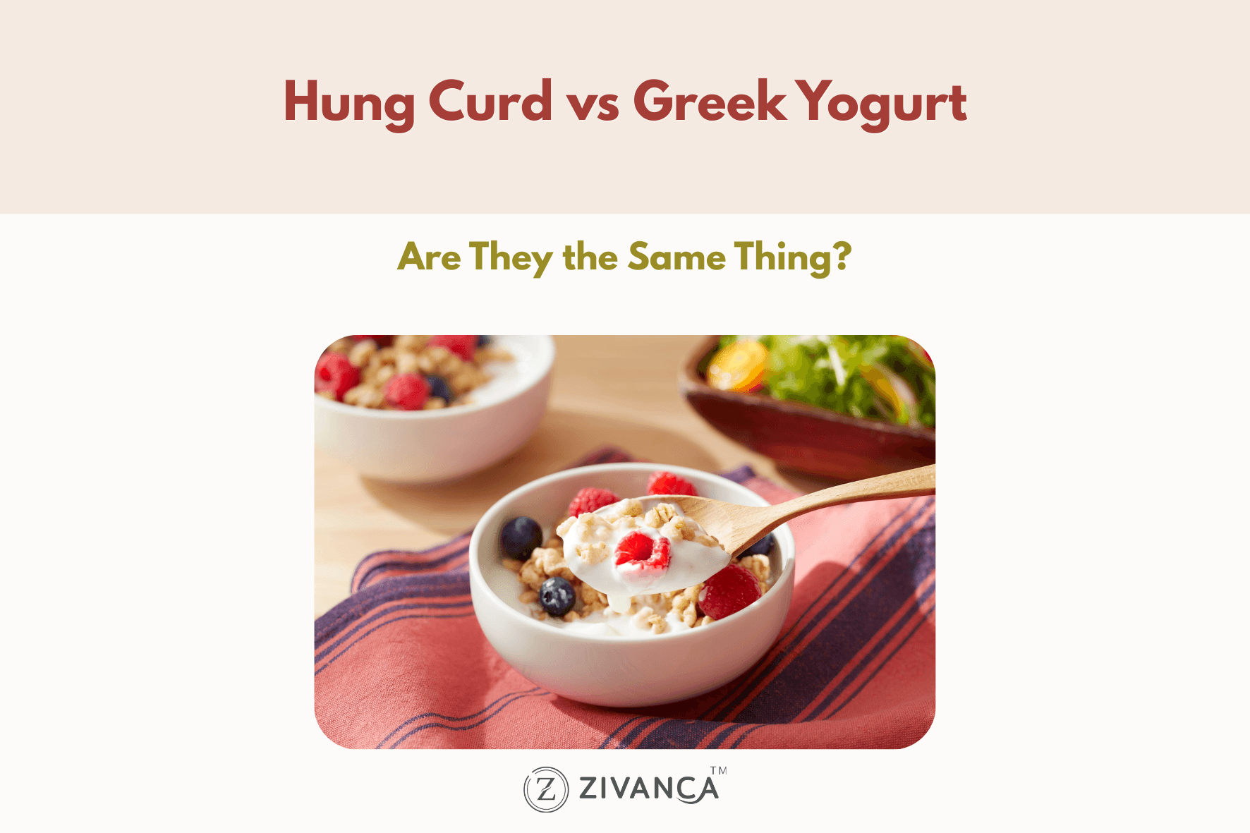 Hung Curd vs Greek Yogurt
